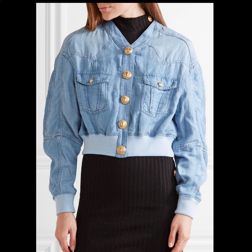 🎉 HP 🎉 Balmain Chambray Bomber